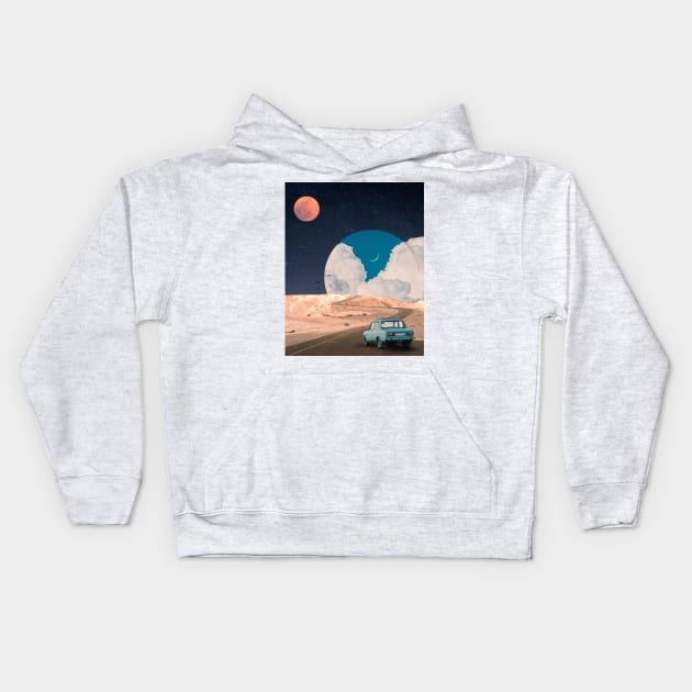 break in the clouds Kids Hoodie by Aaron the Humble